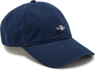 GANT Shield Logo-embroidered Cotton-twill cap - Navy - One Size
