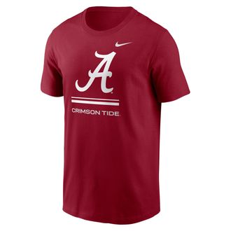 Nike Alabama Sideline Nike Mens Dri-FIT College T-Shirt in Red | 02ET69WABN-ZK0