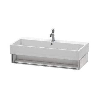 Duravit Mueble De Pared Duravit Vero Air 98,4 X 43,1 Cm, 1 Compartimento Abierto, Para Vero Air 235010, Color (frente/cuerpo): Roble Oscuro Cepillado Chapa De