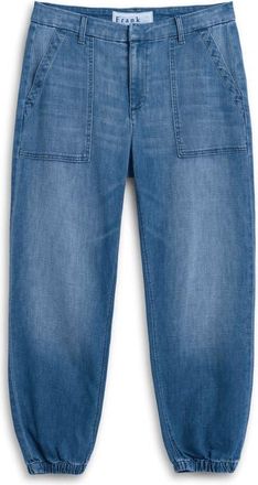 Frank & Eileen Utility Denim Joggers in Washed Blue at Nordstrom, Size 14