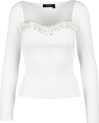 Anouki Crewneck Sweater - White