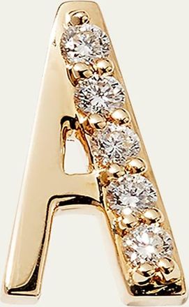 Lana Jewelry Single Initial Stud Earring