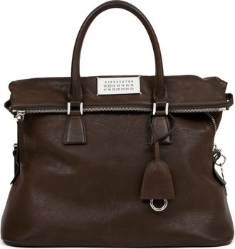 Maison Margiela 5ac Medium Leather Handbag-Donna