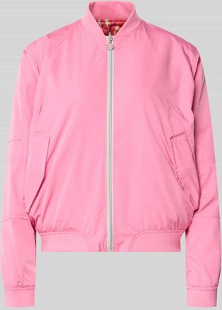 Frieda & Freddies Regular Fit Bomberjacke mit Stehkragen Modell Brooklyn in Pink, Gr&ouml;&szlig;e 34