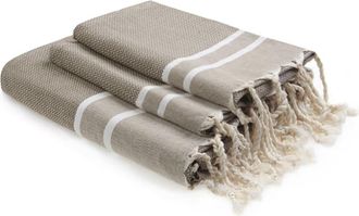 Febronie Futa set de ba&ntilde;o (1+2) algod&oacute;n topo 100x200+2(50x80)