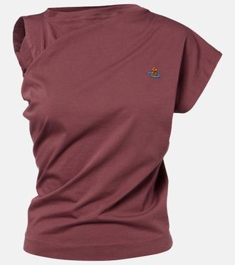 Vivienne Westwood Hebo asymmetric cotton top
