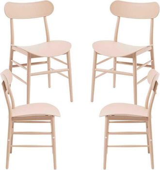 Regalos Miguel Regalos Miguel - Packs Sillas Jardín - Pack 4 Sillas Teis - Beige