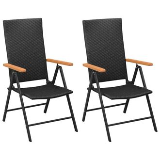 Berkfield Home Durable 3 Piece Garden Dining Set Black & Brown