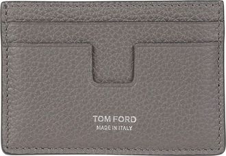 Tom Ford T Line Classic Textured Calf Leather Cardholder