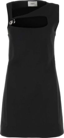 Coperni Womens Black Stretch Jersey Fitted Dress Recycled Material - Size EU 42 (Womens)