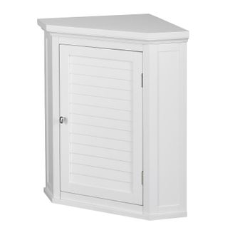 Teamson Home Teamson Home - Armario De Ba&ntilde;o Mueble De Ba&ntilde;o De La Pared Moderno Blanco Madera Teamson Elg-587