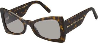 Marc Jacobs Stijlvolle Zonnebril - Dames - Zonnebrillen - Bruin - 54 MM - Accessoires