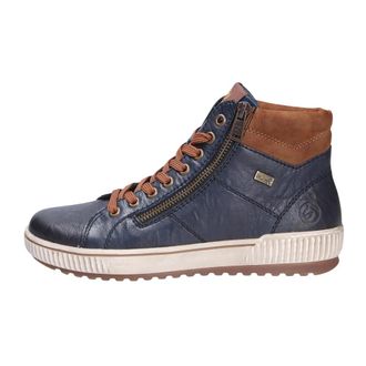 Remonte Flotter Schn&uuml;rboot - Dames - Sneakers - Blauw - 40 EU - Leer - Schoenen