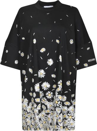 Moschino Elegante Jurk - Dames - Korte kleedjes - Zwart - S - Kleedjes