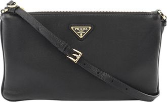 Prada Pre-owned Prada Leather Crossbody Unisex N8HKZ53BPUBDPDC1