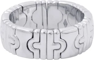 Bulgari White Gold (18K) Band Ring (Pre-Owned)