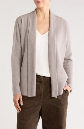 Eileen Fisher Shawl Collar Cashmere Cardigan in Dove at Nordstrom Rack, Size Small