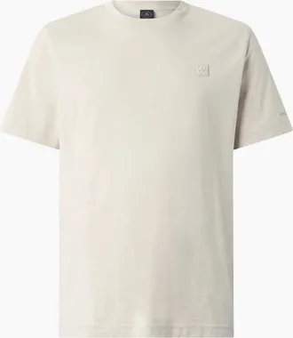 Moose Knuckles Mens Moose Knuckles Duluth T-Shirt S1-26 1705 Alabaster - Tan - Size: 44