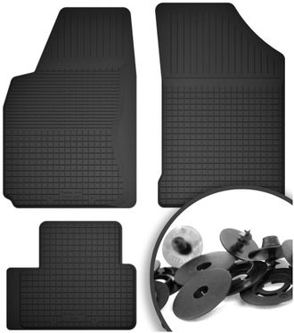OEM Alfombrillas De Goma + Topes Para: Nissan Micra K10 Hatchback (1983-1991)