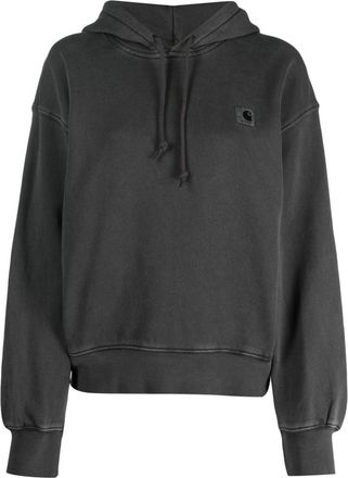 Carhartt Work in Progress Nelson cotton hoodie - women - Cotton - M - Grey