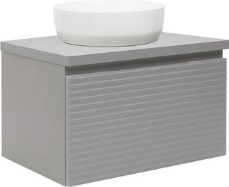 Puma Naturel - Mueble De Ba&ntilde;o Bajo Lavabo Savona 98x43x44,8 Cm, Gris Mate (savona100gmd)