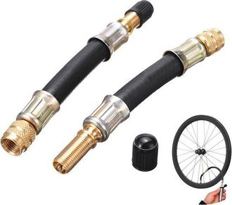 No Brand Extensi&oacute;n De V&aacute;stago De V&aacute;lvula De Neum&aacute;tico - Adaptador De Extensi&oacute;n De V&aacute;stago De V&aacute;lvula - Para Inflar Neum&aacute;ticos - Barra De Goma Flexible - 100 Mm