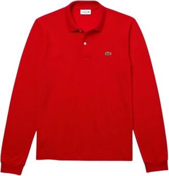 Lacoste Tops, Heren, Rood, 3Xl, Katoen, Lacoste T-shirt en Polo Rosso