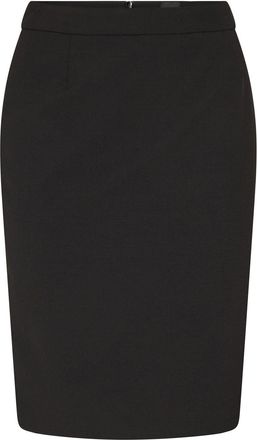 HUGO BOSS Vilea jersey casual kokerrok voor dames (Zwart)