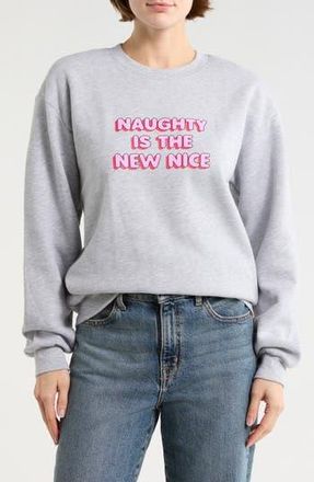 Beach Riot Amelia Graphic Sweatshirt in Grey at Nordstrom Rack, Size X-Small