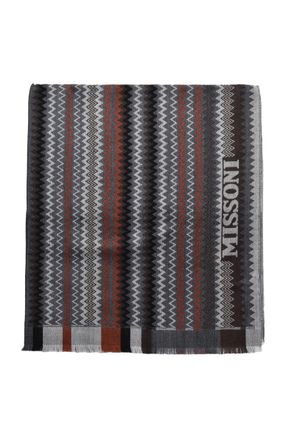 Missoni Grey Wool Scarf