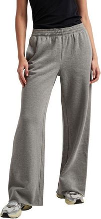 Richer Poorer Inc. The Recycled Fleece Wide Leg Sweatpant in Heather Grey at Nordstrom, Size X-Large