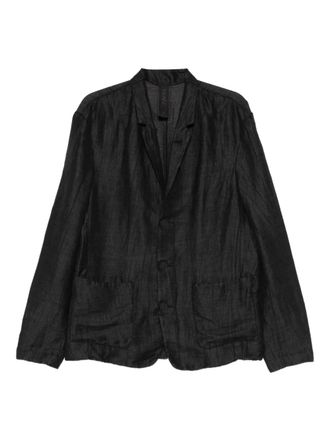 Transit Par-Such button-fastening blazer - men - Silk/Viscose/Wool/Polyamide/Silk - M - Black