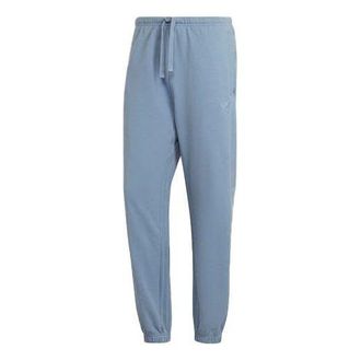 adidas Mens adidas originals Logo Solid Color Bundle Feet Sports Pants/Trousers/Joggers Blue HD4817