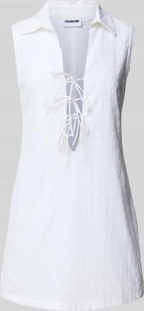 Noisy May Minikleid mit Lochstickerei Modell SOMMER in Weiss, Gr&ouml;&szlig;e XS