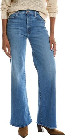 Mother The Hustler Roller Sneak Piece By Piece Wide Leg Jean