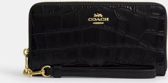 Coach Long Zip Around Wallet