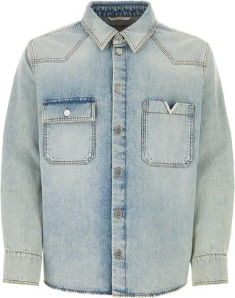 Valentino Garavani Light Blue Denim Shirt