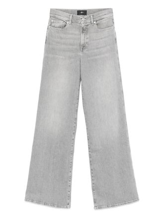 7 For All Mankind Lotta wide-leg jeans - Grey