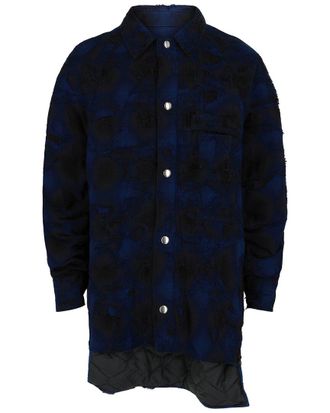 Givenchy Distressed Hi-Low Jacket