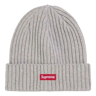 SUPREME SS26 Overdyed Beanie Heather Grey SUP-SS26-1004-HETRGRY