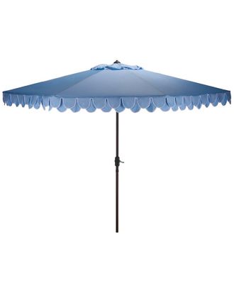 Safavieh Valance 11Ft Round Crank Umbrella