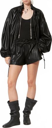 Isabel Marant Naline Pull-On Shorts In Black