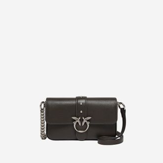 Pinko Pinko Love One Ledertasche mit Logo