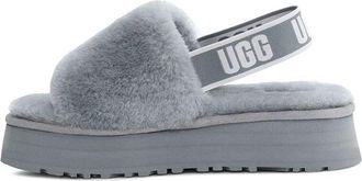 UGG (WMNS) UGG Disco Slide Cozy Thick Sole Casual Slipper Gray 1112258-AFG