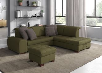 Sit&more Ecksofa »Luxor L-Form« wahlweise mit Bettfunktion, Stauraum und Kopfteilverstellung