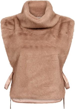 Co'Couture Chalecos - Jackets - Mujer - Beige - XL