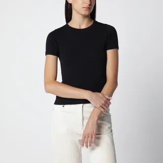 Flore Flore T-shirt Car Tee in cotone biologico nera