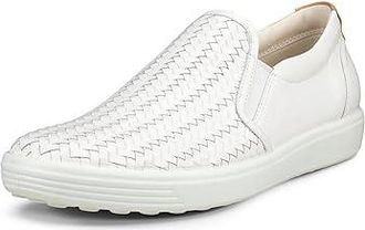 Ecco Soft 7 Woven Slip-On II Womens Shoes White : EU 41 (US Womens 10-10.5) M