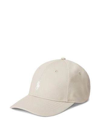 Ralph Lauren Honkbalpet met geborduurd logo - Beige