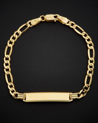 Italian Gold, Inc 14K Italian Gold Figaro Baby Id Bracelet